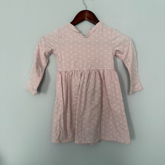 GAP Cream and Blue polkadot Toddler Dress 2 piece Bundle size 5 - Picture 3 of 9